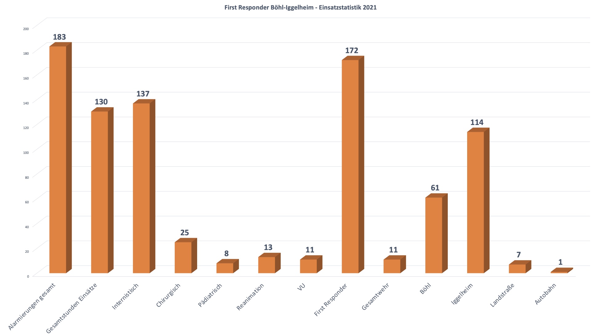 Einsatzstatistik 2021